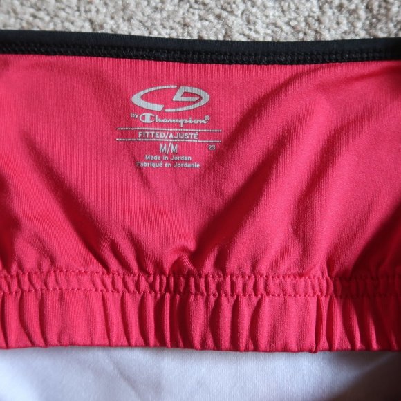 Champion Work Out Tank Top Built in Bra Printed Straps Athletic Sporty C - Picture 4 of 11